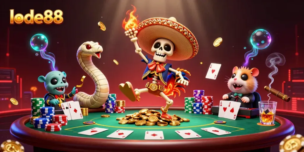 Experience thrilling wins at lode88 with exciting poker action and vibrant casino ambiance.