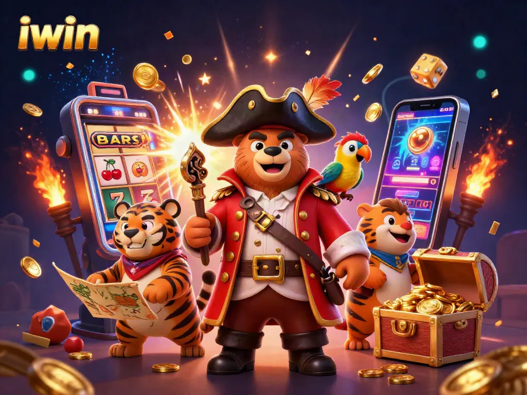 Engage with iwin's thrilling gaming experience amid a vibrant casino atmosphere.