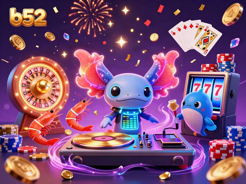 Experience thrilling gameplay at b52 with vibrant casino characters and dazzling elements.