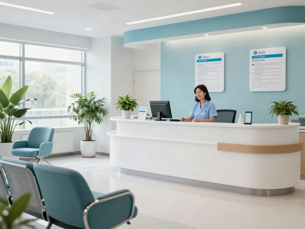 Situs gacor: Modern healthcare clinic focused on patient care, featuring a welcoming reception and friendly staff.