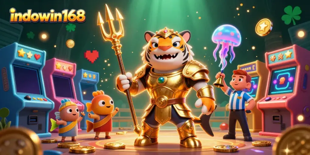 Indowin168 menawarkan pengalaman bermain slot yang seru di arena bawah air dengan karakter unik dan penuh warna.