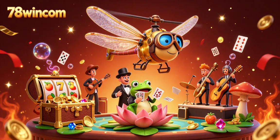Experience thrilling slots action at 78wincom with engaging gameplay and vibrant casino elements.