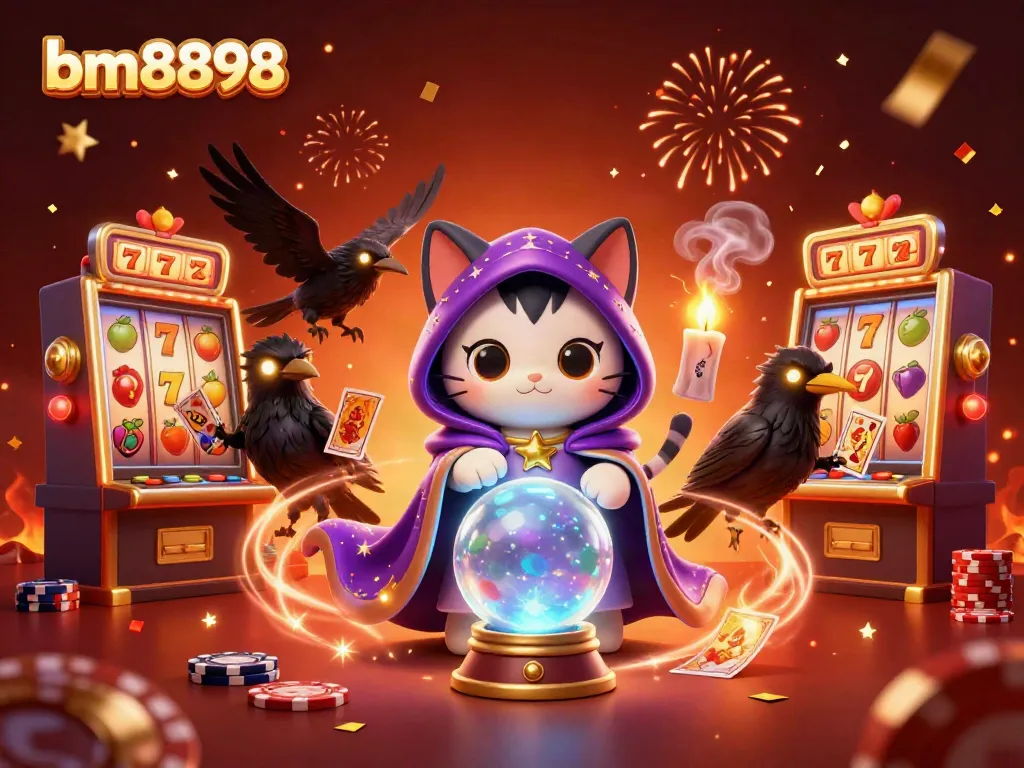 Engage with the thrilling allure of bm8898 casino magic featuring vibrant slot machines and mystic characters.