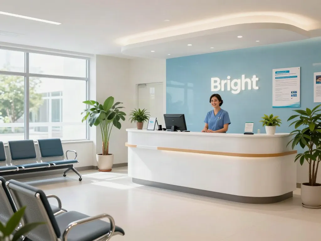Link slot in a modern health clinic providing patient care and services.