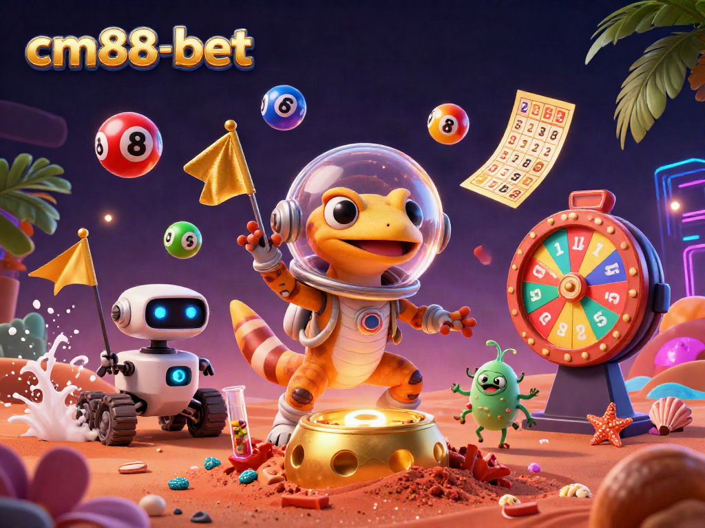 Engage in exciting gameplay at cm88-bet with vibrant elements showcasing thrilling lottery excitement.