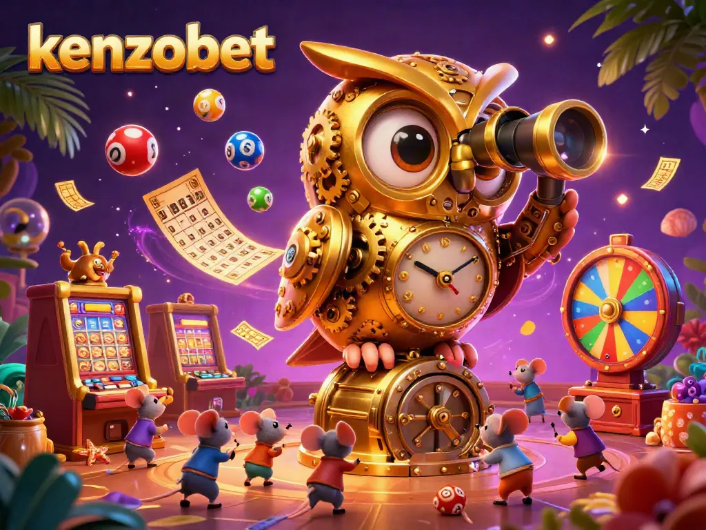Kenzobet offers an immersive casino experience with colorful characters and vibrant gaming elements.