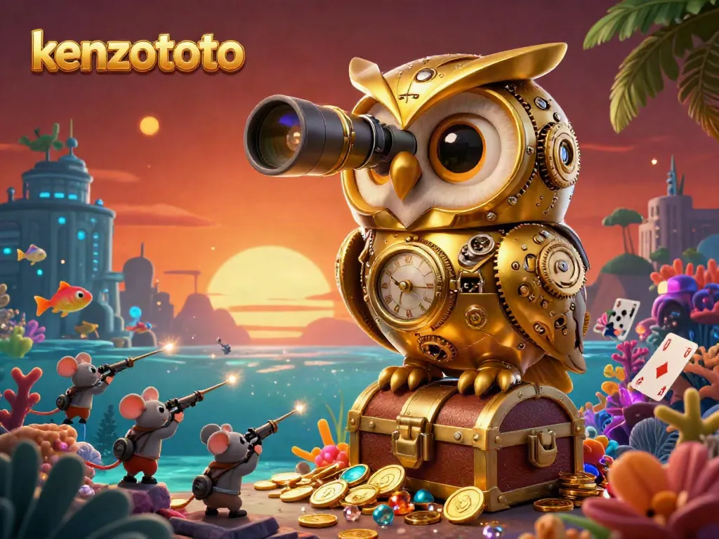 Kenzototo captivates with an underwater fish shooting scene, showcasing excitement and vibrant treasures.