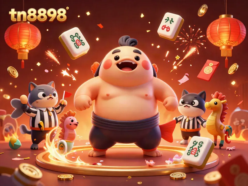 Experience thrilling gameplay with tn8898 in this dynamic casino scene featuring unique characters.