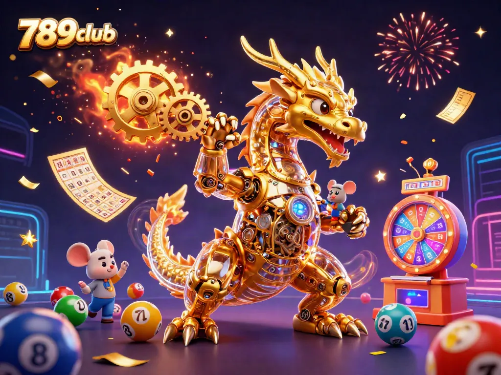 Experience exciting gameplay at 789club with vibrant casino elements in a stunning scene