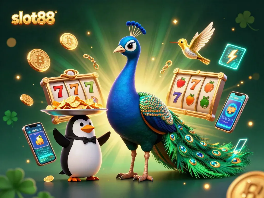 Menghadirkan pengalaman bermain slot88 terbaik dengan simbol keberuntungan dan karakter unik di dunia perjudian.
