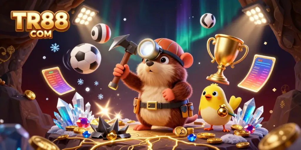 Experience thrilling gaming at TR88 COM featuring dynamic betting elements and vibrant characters.
